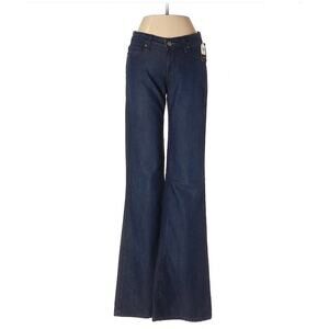PAIGE Dark Wash Bell-bottom Flare Jeans 25